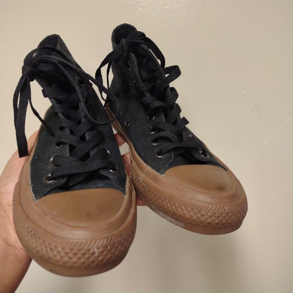 Converse Chuck Taylor Black High top Sneaker Tennis Shoes Size 5 - Picture 8 of 9